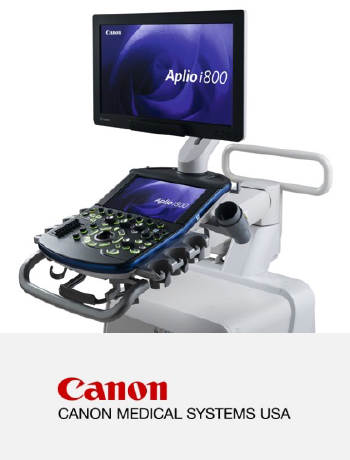 Aplio i800 EUS and Canon
