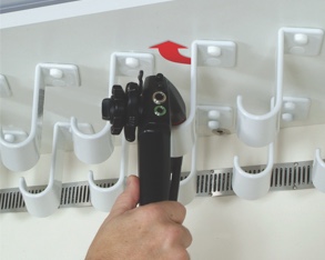 Rotating Endoscope Storage Hooks