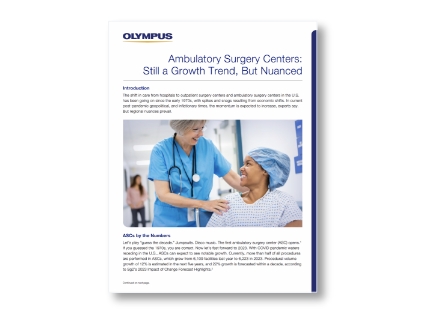 Ambulatory Surgery Centers: Still a Growth Trend, But Nuanced